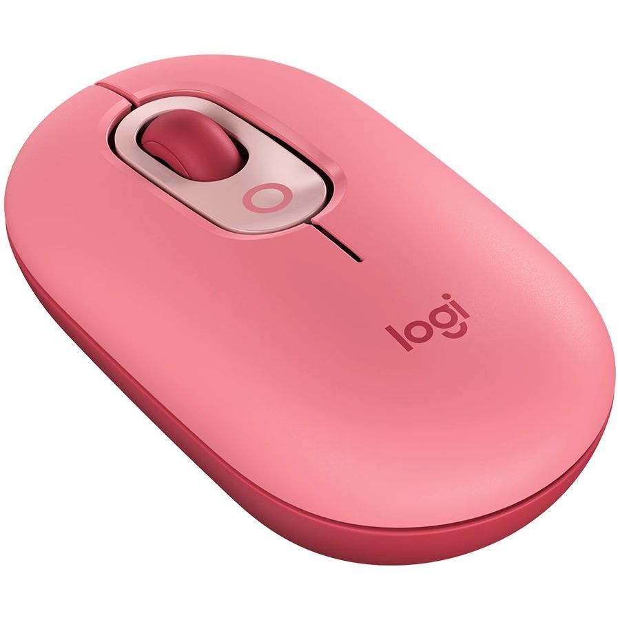 Computer mouse Logitech LOGITECH POP Mouse with emoji - ROSE - BT - EMEA28i-935 - FY25, TERRA