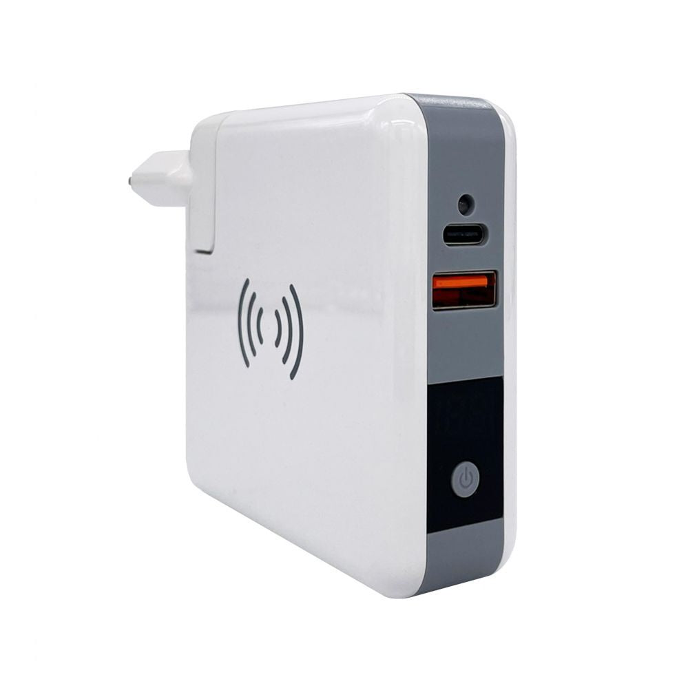Wireless charger Evelatus  Travel adapter Wireless Charger EWC06 White