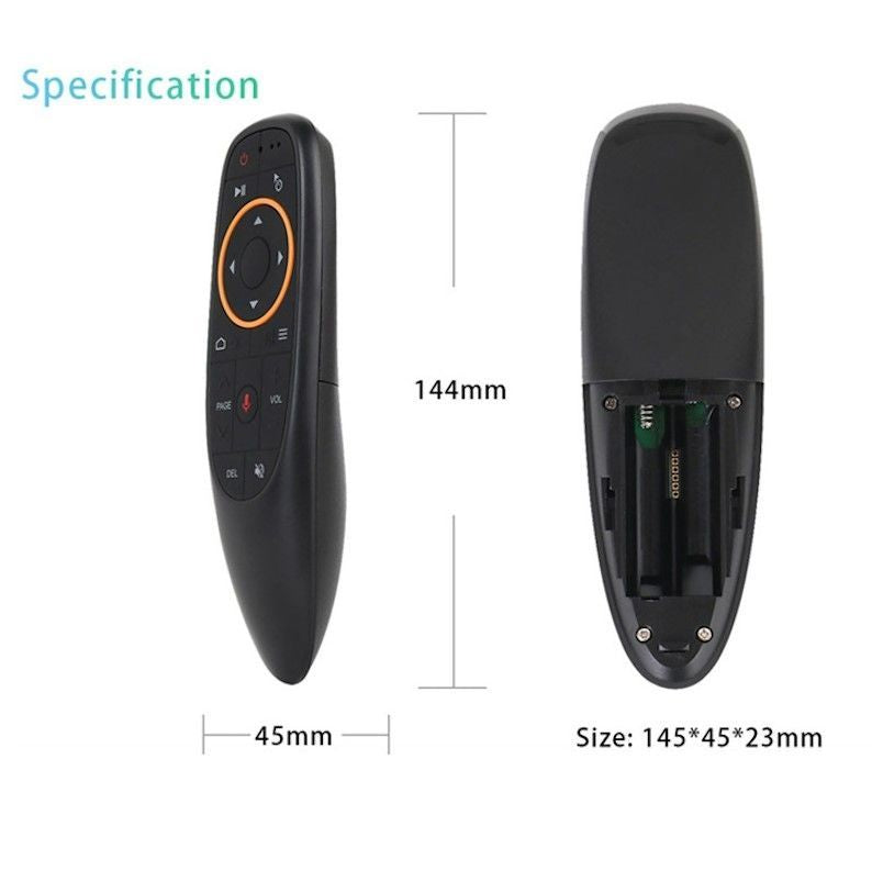 Muu arvutitarvik CP  G10s Universal Smart TV Air Mouse - Wireless / IR Remote Voice Assistant & Gyroscope Black