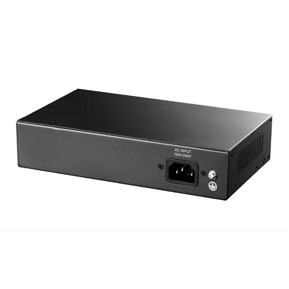 Роутер Cudy  FS1006P NetPower 6-Port 100M PoE+ Switch 4×30W PoE CCTV Mode 250m Watchdog Steel Black