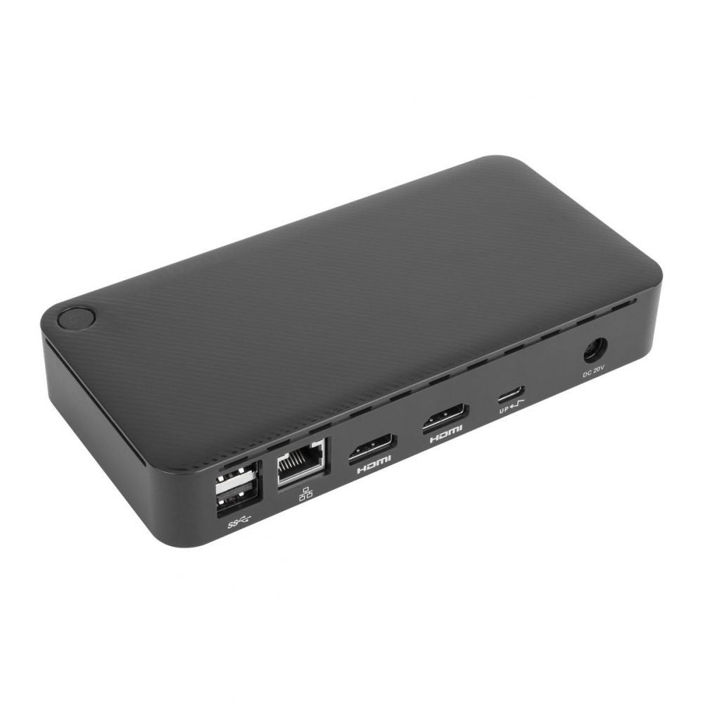 Juhtmevabad kõrvaklapid Targus Universal DisplayLink USB-C kahe 4K HDMI pesaga dokkimisjaam koos 65 W toiteallikaga