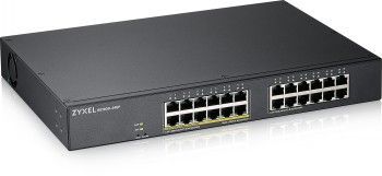 Serverid ZYXEL NETWORKS  ZYXEL GS1900-24EP, 24-PORT GBE L2, 12 PORT POE SMART SWITCH, RACKMOUNT, 130 WATT (5Y WARRANTY)