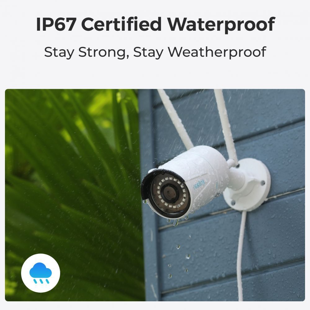 Веб камера Reolink  WiFi Camera W320  Bullet 5 MP Fixed IP67 H.264  Micro SD, Max. 256 GB