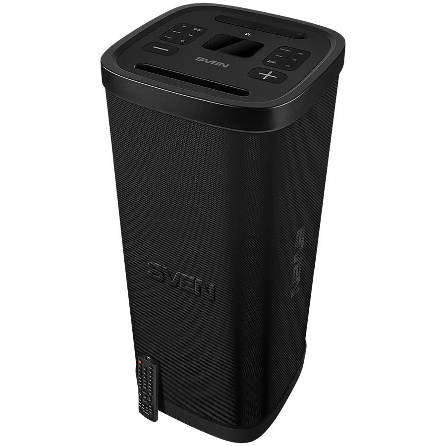 Bluetooth speakers Sven  Speaker Party Box SVEN PS-1250, black (300W, TWS, IPx4, Bluetooth, FM, USB, microSD, LED-display, 13500mAh)