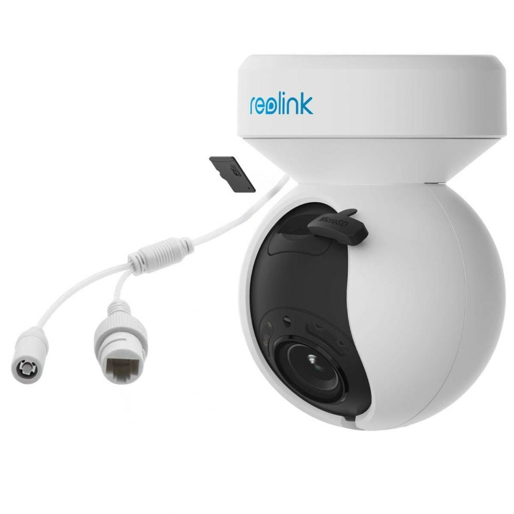 Webcam Reolink Smart WiFi Camera with Motion Spotlights E Series E540 PTZ 5 MP 2.8-8/F1.6 IP65 H.264 Micro SD, Max. 256 GB