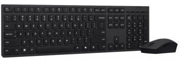 Компьютерная клавиатура Lenovo  LENOVO PROFESSIONAL WIRELESS RECHARGEABLE KEYBOARD & MOUSE AI FIN/?SWE