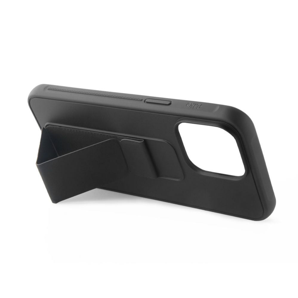 Чехол на заднюю панель iLike Apple iPhone 15 Silicone Case with stand Black