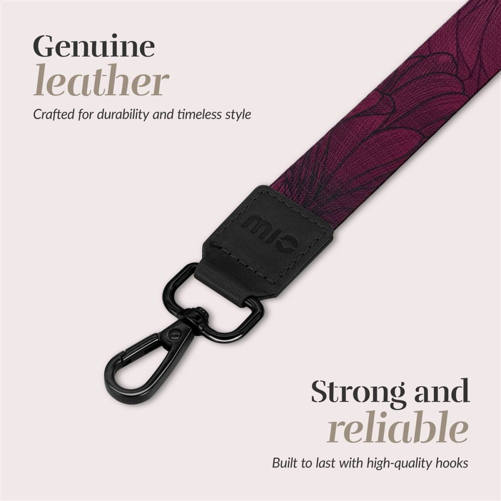 Tagakaaned Mio  MIO Lanyard strap Berry Blooms