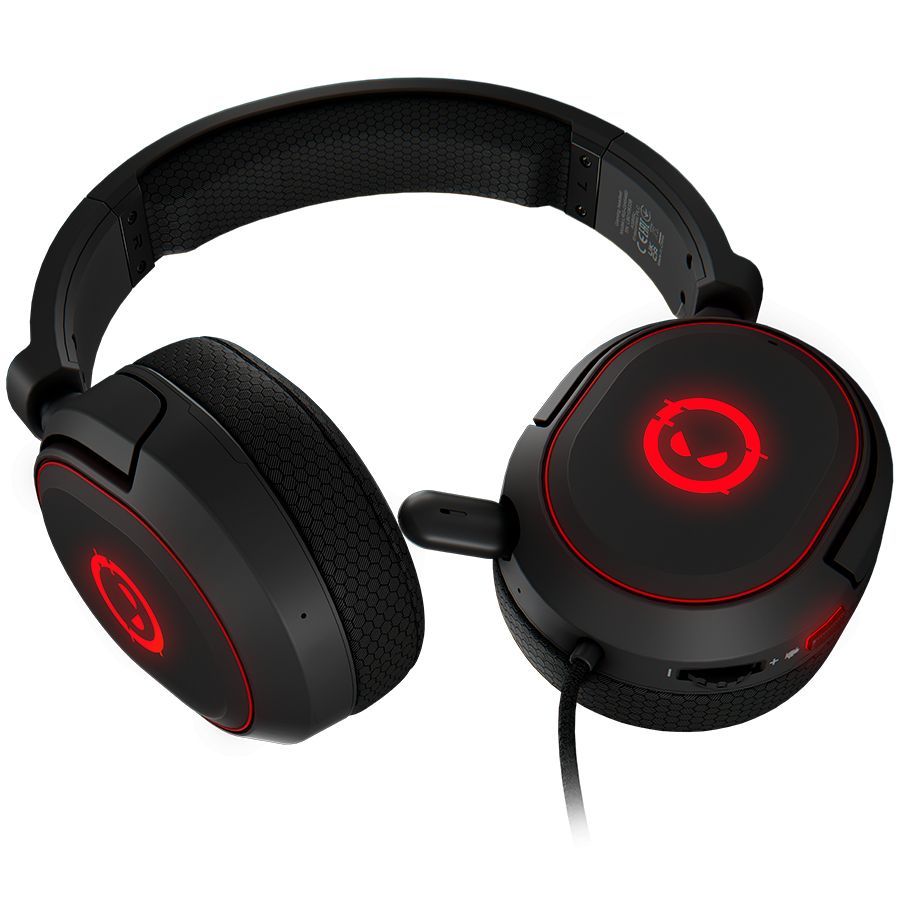 Headphone with microphone LORGAR LORGAR Kaya 460, USB Gaming headset with microphone, CM108B, RGB backlight, Plug&Play, USB-A connection cable 2m, fabric ear pads, size: 192*184.7*88mm, 0.329kg, black