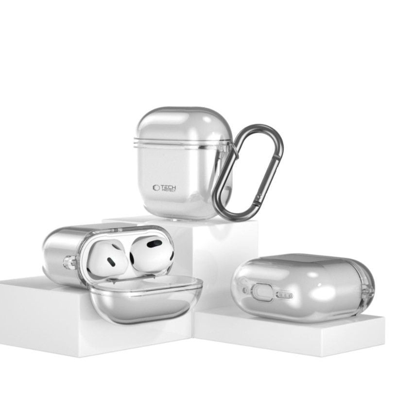 Чехол для наушников Tech-Protect Apple AIRPODS 4 ASH FLEXAIR Case Grey