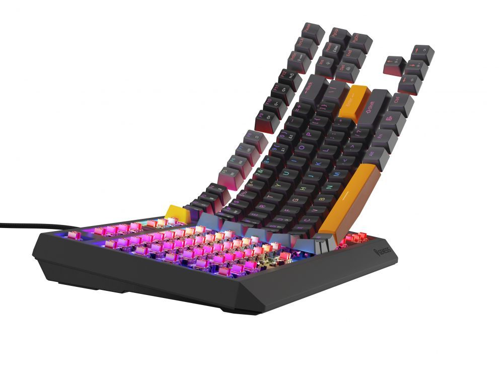 Компьютерная клавиатура Genesis  THOR 230 | Mechanical Gaming Keyboard | Wired | US | Anchor Gray Positive | USB Type-A | Outemu Red