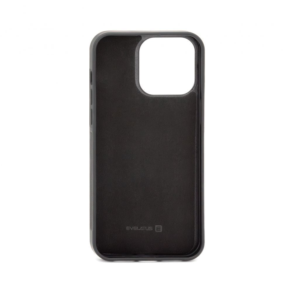 Чехол на заднюю панель Evelatus Apple iPhone 15 Pro Magnet zip Pocket Case Zipper Design Black