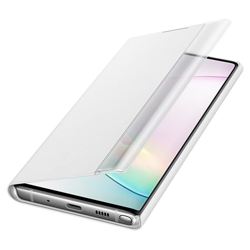 Book case Samsung  Galaxy Note 10 Clear View Cover White