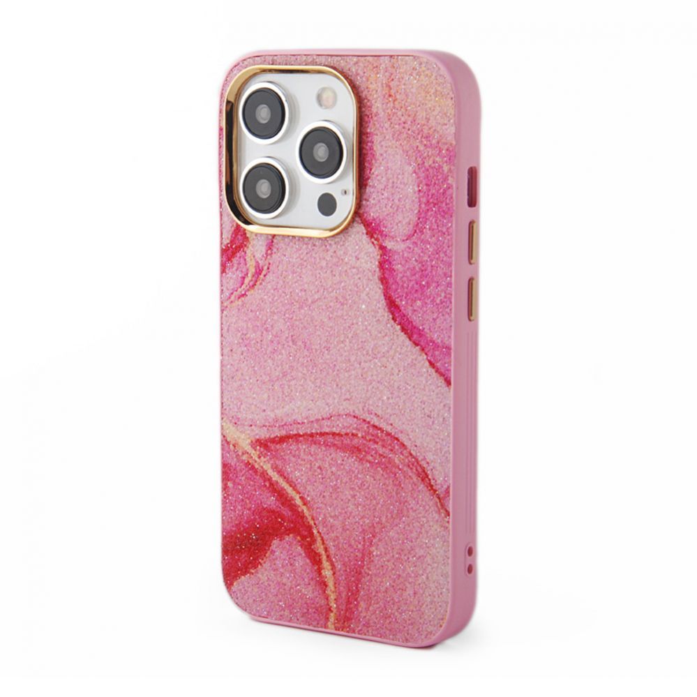 Tagakaaned iLike Apple iPhone 15 Pro Print Desire Customized Diamonds Case Red
