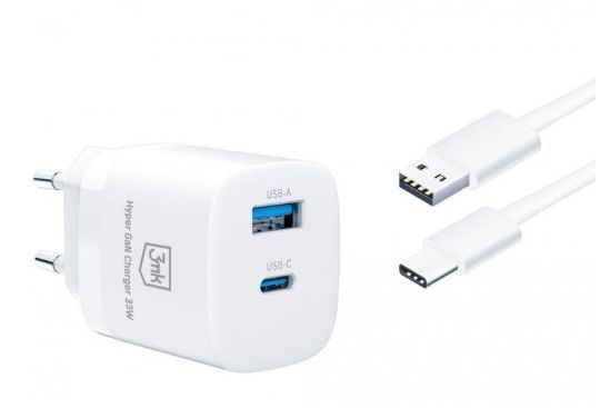 Adaptrid 3MK  Hyper GaN Charger 33W White