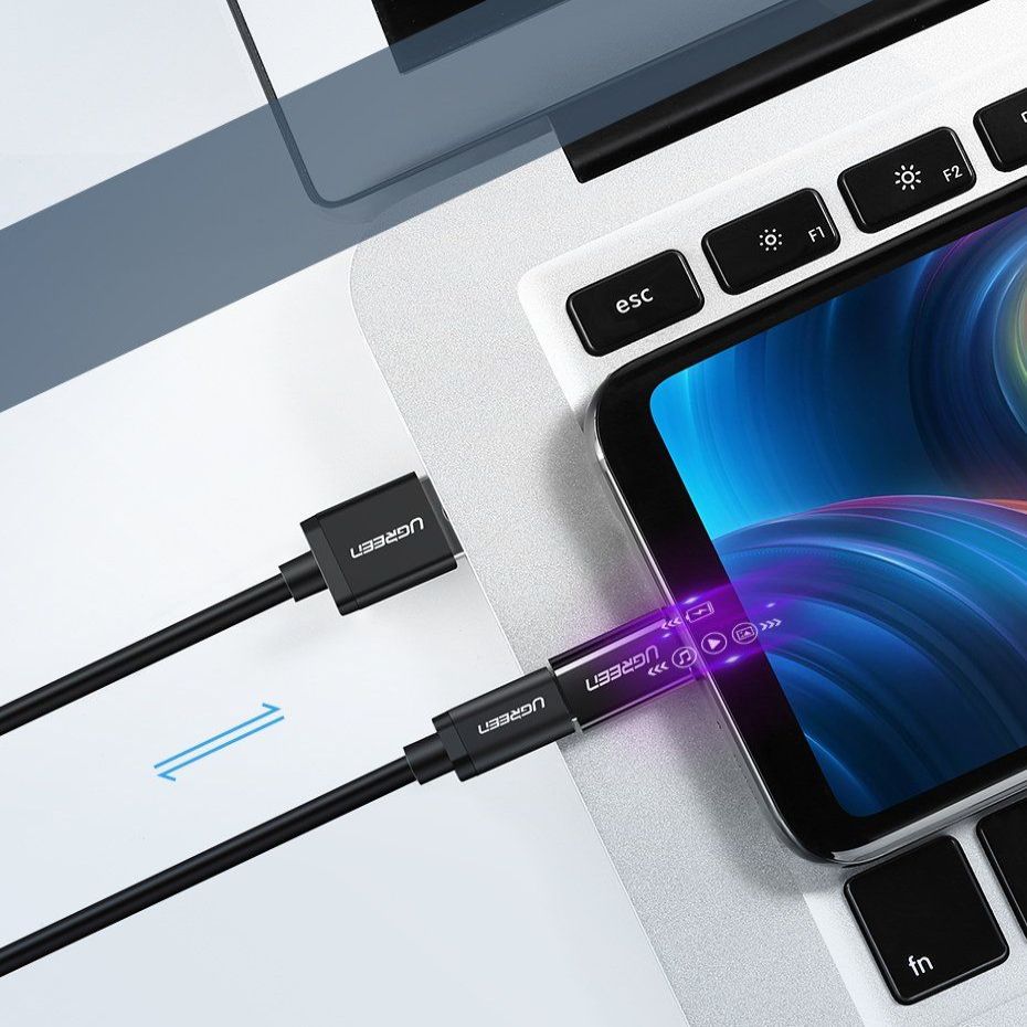 Адаптер Ugreen  adapter micro USB to USB Type C adapter black (30391) Black