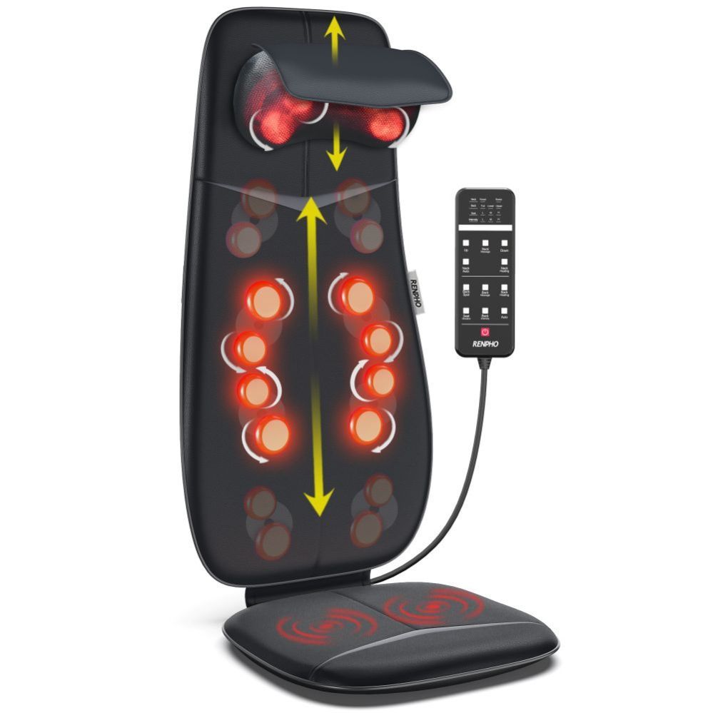 Умное устройство renpho  RENPHO Neck & Back Massage Cushion S Black