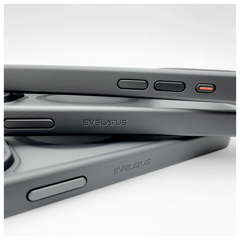 Tagakaaned Evelatus Apple iPhone 15 Pro Hybird Case With Magsafe PC+TPU Black