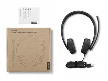 Wireless headphones Lenovo  LENOVO USB-A WIRED STEREO HEADSET GEN 2