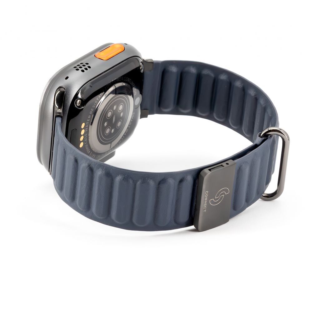 Strap Connect  Watch 38/40/41mm cortical back buckle magnetic suction Watch Straps Indigo Blue