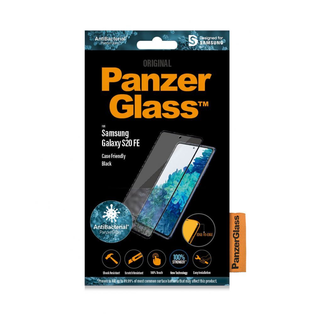 Tagakaaned PanzerGlass  Samsung, Galaxy S20 FE CF, Glass, Black, Clear Screen Protector