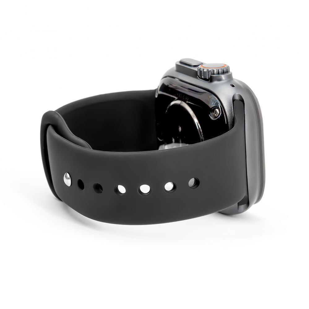 Rihm Connect  Watch 38/40/41mm Silicone Loop Watch Strap (110mm S/M) Black