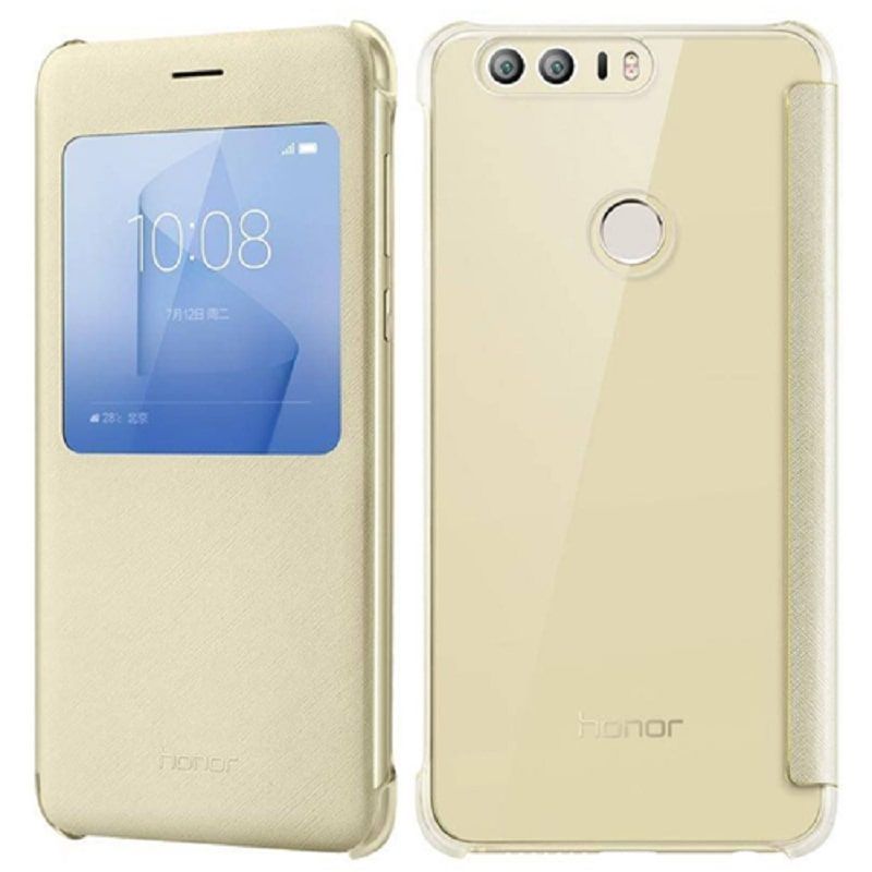 Kaaned - kaaned Honor  8 Smart Cover Gold