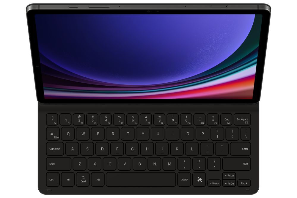Чехол книжка Samsung  DX720UB Book Cover Keyboard Slim Samsung Galaxy Tab S9/S9 FE/S10 FE/S10 Lite, Black