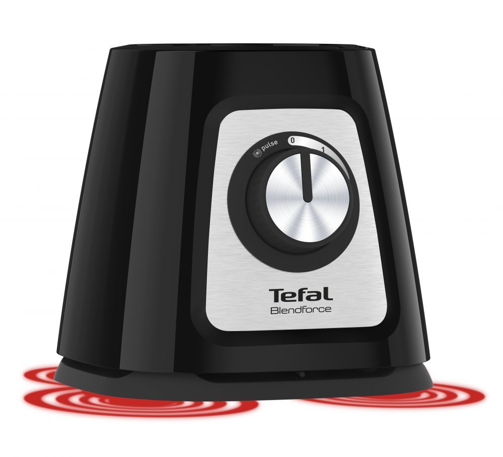 Mixers and blenders TEFAL  Blender BL438831 BlendForce Tabletop, 800 W, Jar material Glass, Jar capacity 1.25 L, Ice crushing, Black