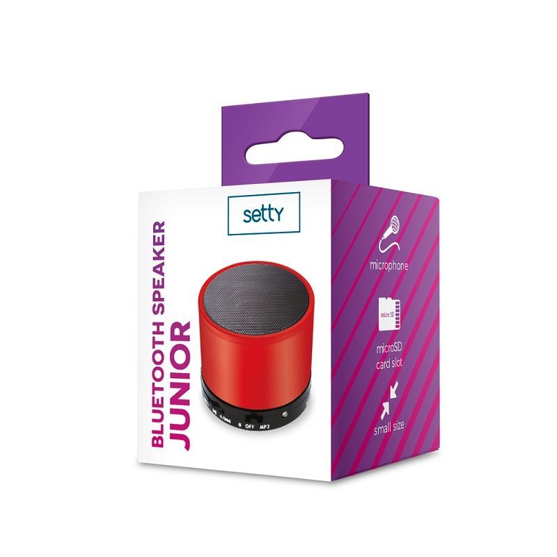 Bluetooth speakers Setty  Junior bluetooth speaker Red