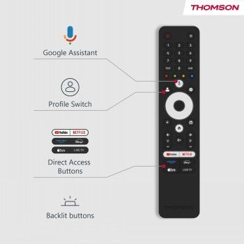 TV Thomson  THOMSON 100" QLED PRO UHD GOOGLE SMART TV
