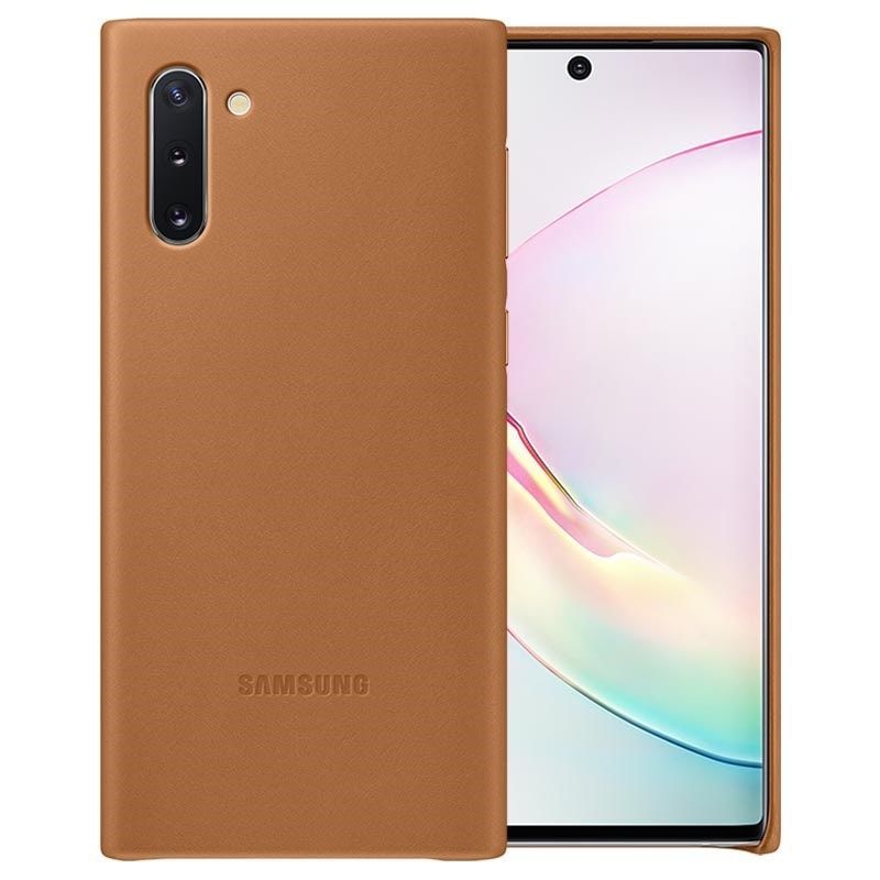 Tagakaaned Samsung  Galaxy Note 10 Leather Cover Camel