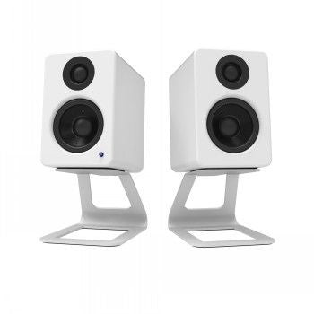 TV bracket KANTO AUDIO  KANTO AUDIO ELEVATED DESKTOP SPEAKER STANDS FOR SMALL SPEAKERS - WHITE (PAIR)