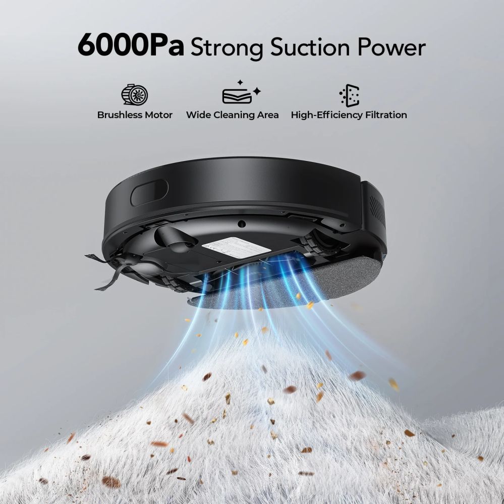 Tolmuimeja Lubluelu  L15 MAX robot vacuum  cleaner with self-empty  station