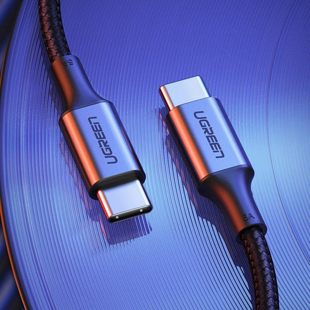 Cable Ugreen  Ugreen US316 70428 USB-C - USB-C PD QC FCP Cable 100W 5A 480Mb/s 1.5m - Gray