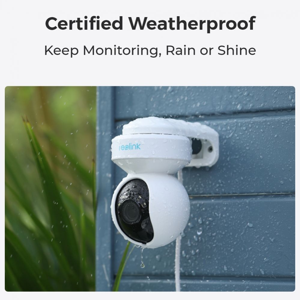 Veebikaamera Reolink  4K Smart WiFi Camera with Auto Tracking E Series E560 PTZ 8 MP 2.8-8mm IP65 H.265 Micro SD, Max. 256 GB