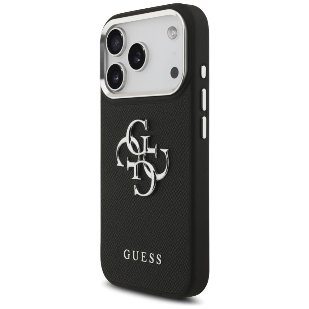 Другие товары Guess  Guess Grained Big 4G Classic Logo case for iPhone 17 Pro - black