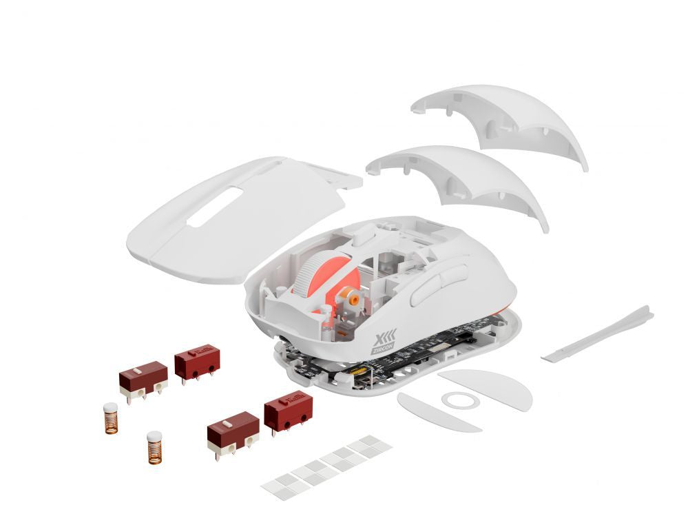 Computer mouse Genesis  Zircon XIII Custom | Wireless | Gaming Mouse | 2.4 GHz, USB | White
