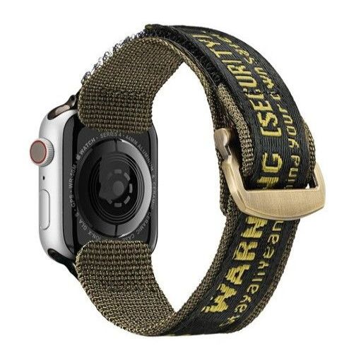 Rihm Dux Ducis  Strap (Outdoor Version) strap Apple Watch Ultra, SE, 8, 7, 6, 5, 4, 3, 2, 1 (49, 45, 44, 42 mm) Black Yellow
