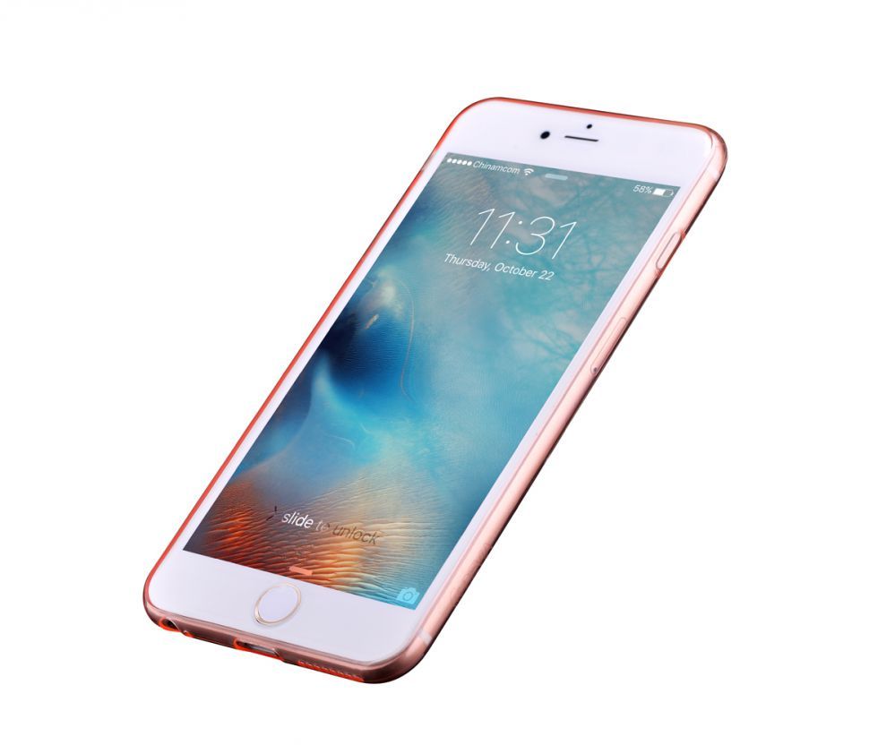 Tagakaaned Devia Apple iPhone 6/6s Naked Transparent Rose Gold