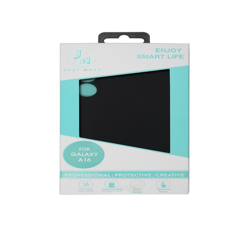 Back panel cover Just Must  JM REGULAR DEFENSE SILICONE for Galaxy A16 Black