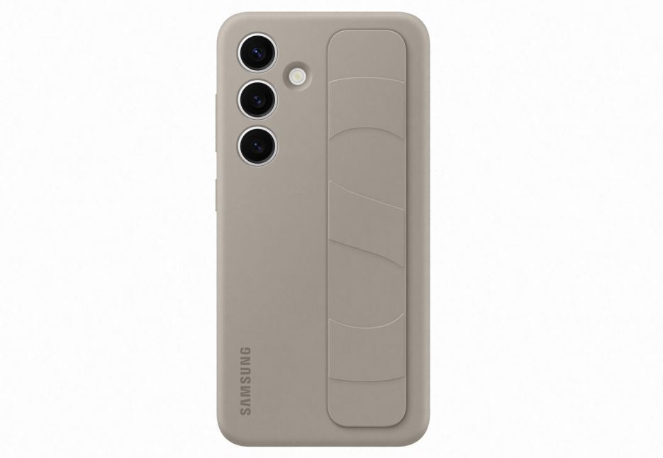 Back panel cover Samsung  GS921CUE Standing Grip Case Samsung Galaxy S24, Taupe