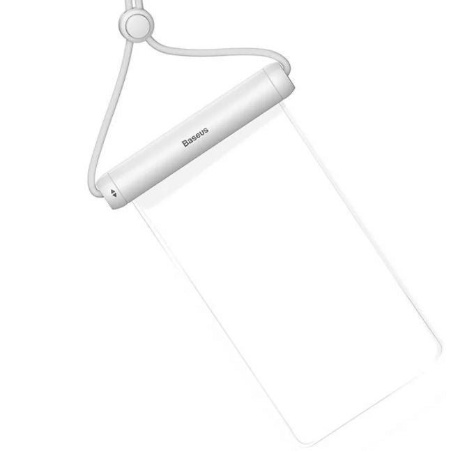 Back panel cover Baseus  Baseus Cylinder Slide-cover waterproof smartphone bag White