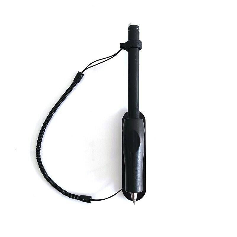 Auto holder Just Must  Pen leash with clipboard clip, silicone ring for pen