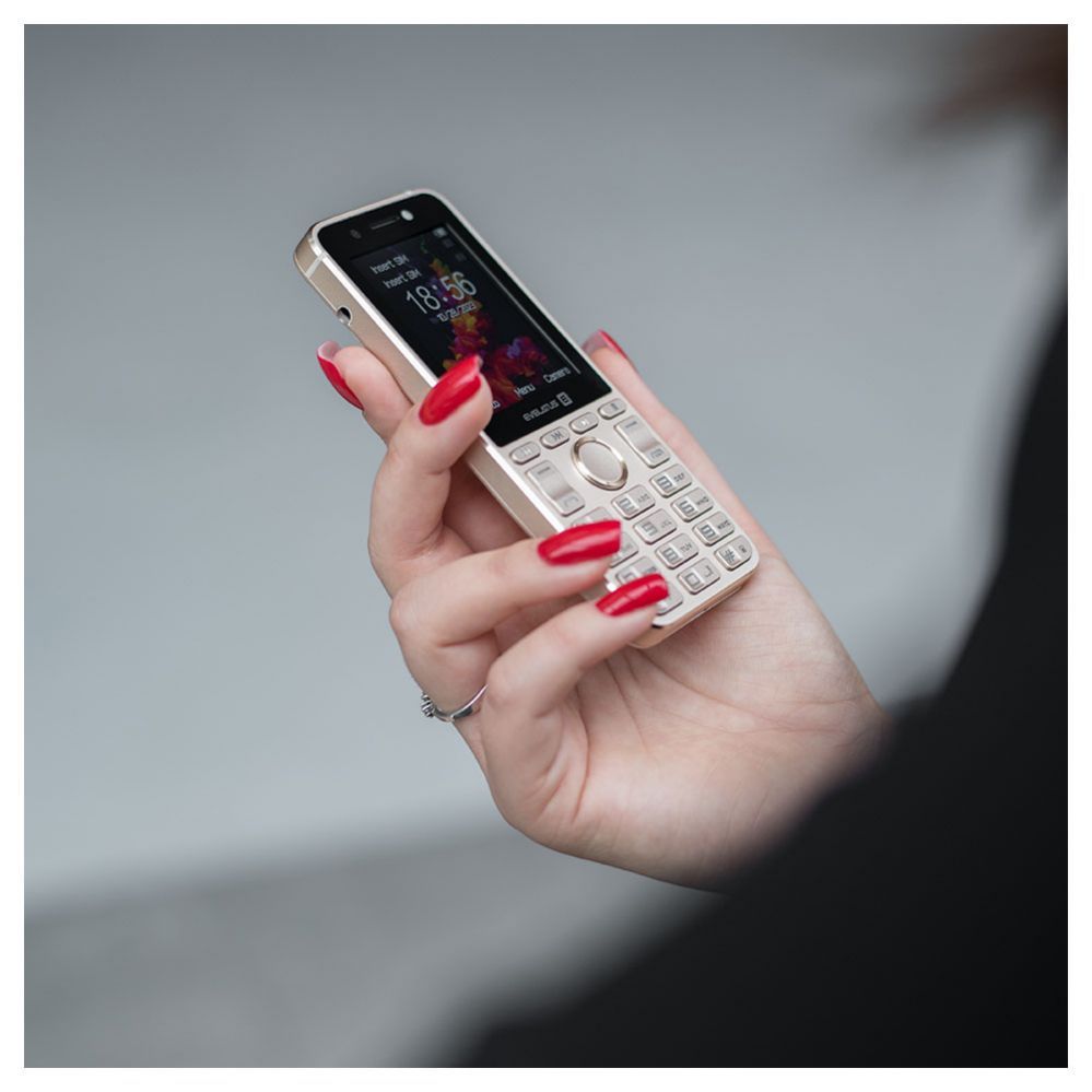 Mobiiltelefon Evelatus  Tron DS Gold