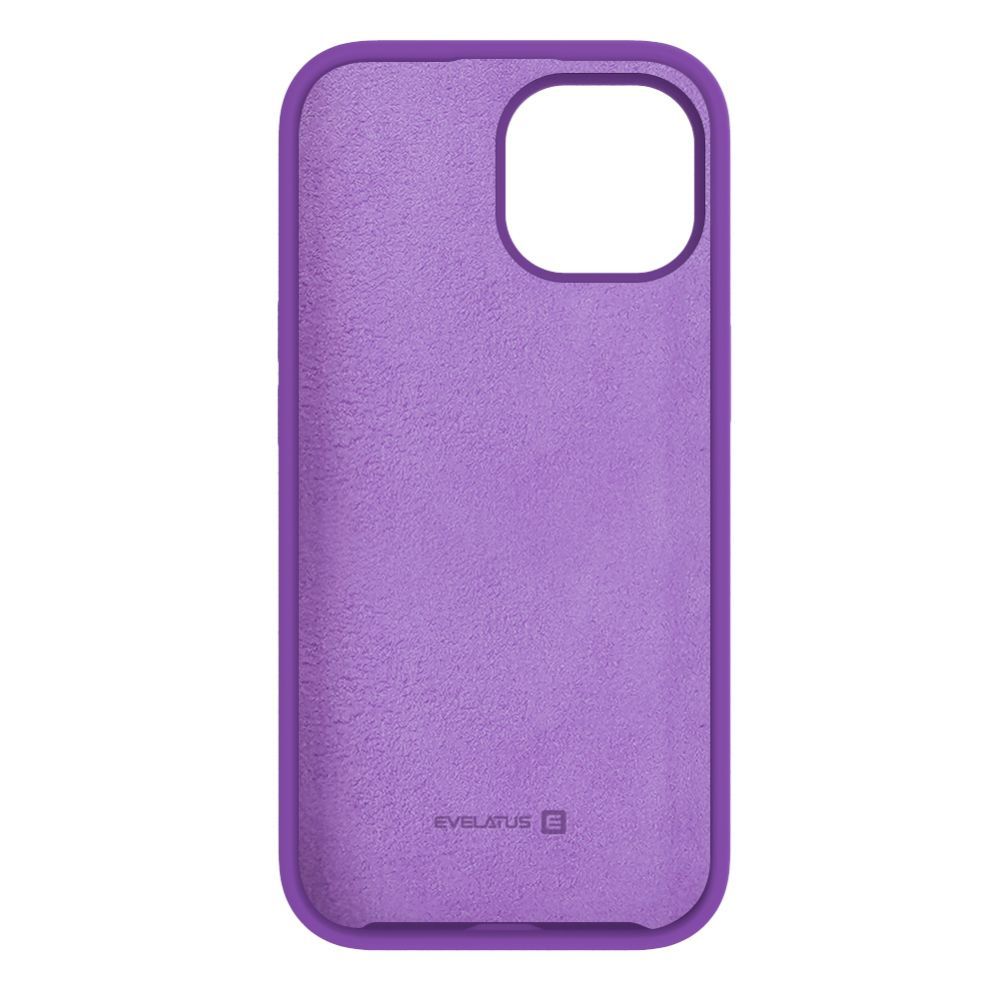 Чехол на заднюю панель Evelatus Apple iPhone 15 Premium Soft Touch Silicone Case Deep Purple