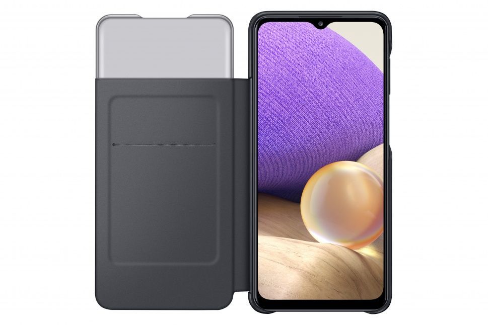 Book case Samsung  Galaxy A42 5G Smart S View Wallet Cover Black