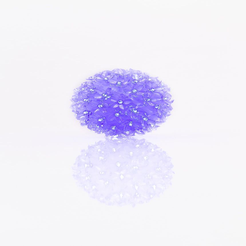 Освещение N/A  Bumba ar puķēm RS-214 80LED D-13cm Blue
