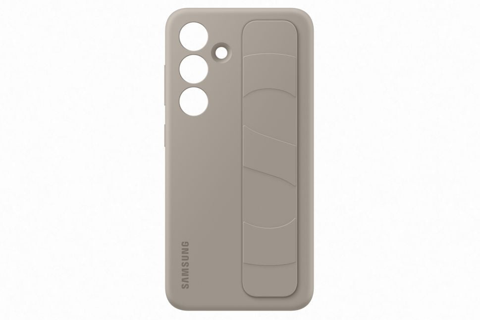Back panel cover Samsung  GS921CUE Standing Grip Case Samsung Galaxy S24, Taupe