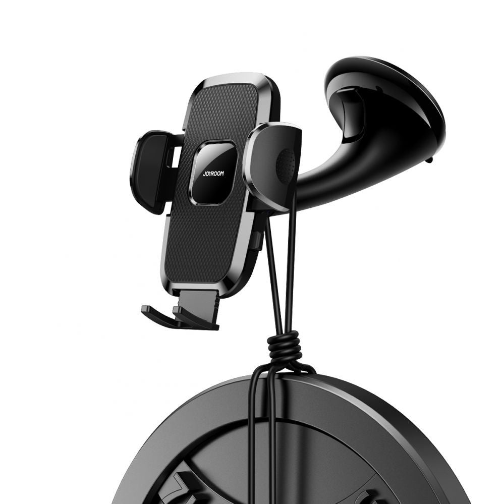 Automaatne hoidja Joyroom  Joyroom JR-ZS259 mechanical car holder universal for phone on cockpit / window - black